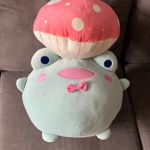 Rainy Lune Round One Exclusive Mushroom Friend The Frog 14 Inch